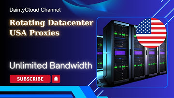 Rotating Datacenter USA Proxies with Unlimited Bandwidth