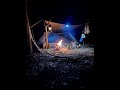 2023年初ソロキャンプ fireboxとペレットで遊ぶ トリスおじさんハイボール ちょこっと沖縄旅