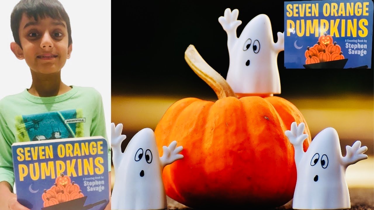Seven Orange Pumpkins | Read Aloud | Halloween Story Read Along | - YouTube
