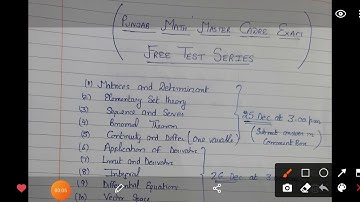 Free Test Series for Punjab Master Cadre Math Examination