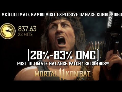 Rambo Combos - Mortal Kombat 11: Ultimate