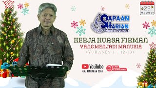 Sapaan Harian GKJ Manahan Surakarta [December 25, 2025] - \