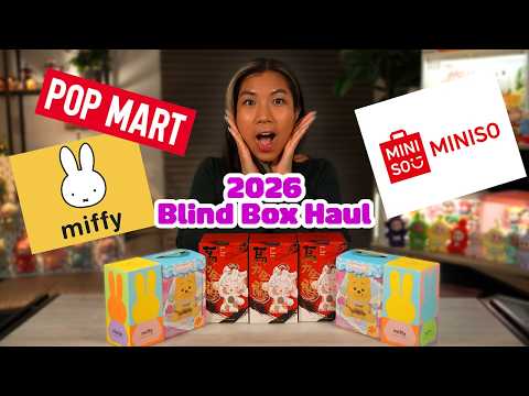 NEW 2026 Blind Boxes! Pop Mart Have A Good Run, Miniso Winnie the