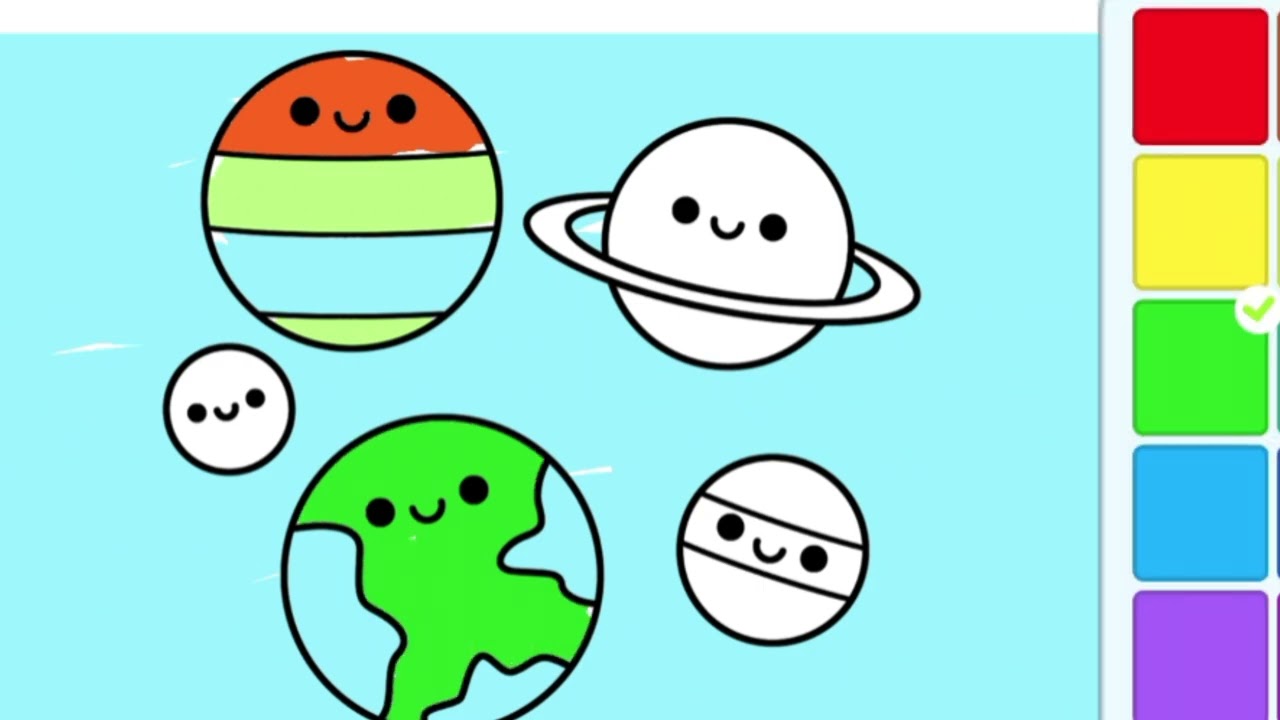 earth drawing for kids 