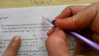 CHM 130 Chapter 19 problems 5 21