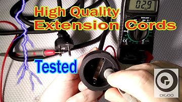 Digoo AC Power Extension Cords - Measurement, Continuity, Resistance Tests