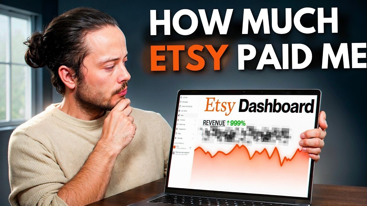 Как я заработал 123 047 долларов за первый год на Etsy, продавая печать по запросу | Анализ доход...