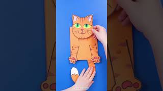🌟 Make a CAT notebook in 5 minutes! Perfect for SECRETS! 🤫📘 #Shorts #Kids