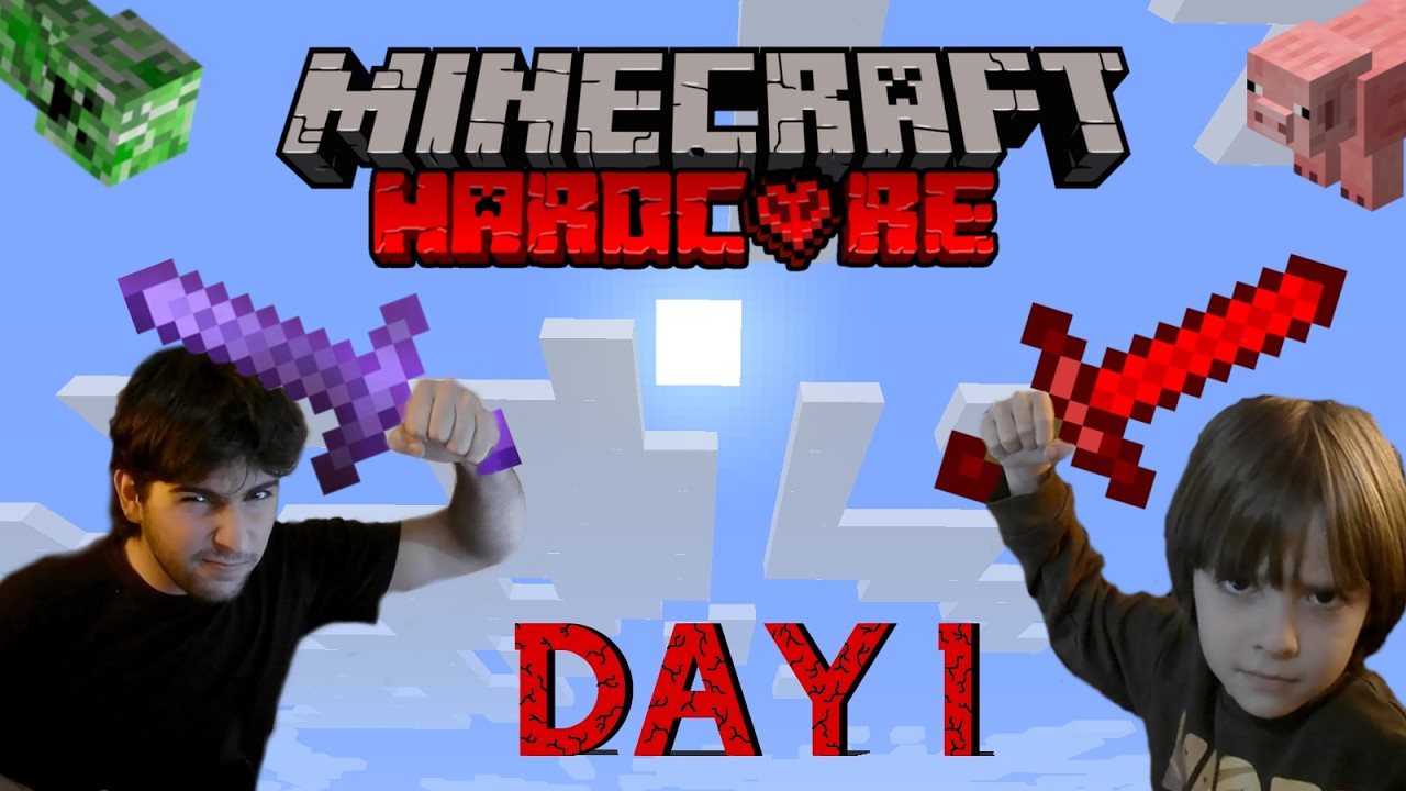 ყველაზე რთული დასაწყისი 😱 | DAY 1 | Minecraft Hardcore