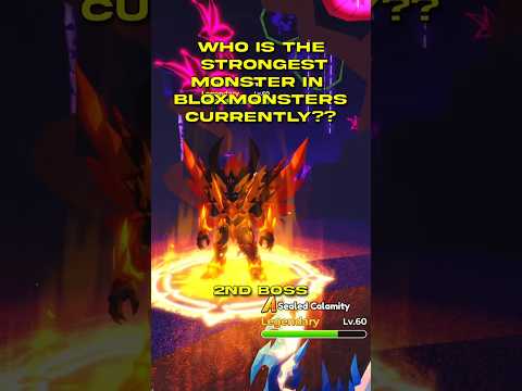 WHO IS THE STRONGEST MONSTER IN BLOX MONSTERS!? | Roblox | Blox Monsters #shorts #roblox