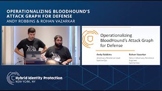 HIPConf18 - Operationalizing BloodHound’s Attack Graph | Andy Robbins & Rohan Vazarkar
