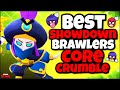 TOP 8 BEST Brawlers for Core Crumble in Showdown! - Brawler Tier list - Brawl Stars