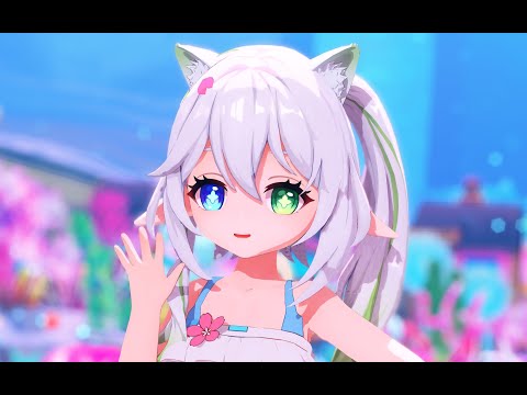 Genshin Impact MMD 4K 60FPS Nahida 猫中毒 オリジナル カラオケ 