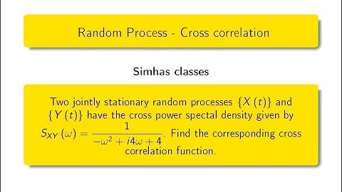 Cross correlation Problem 2