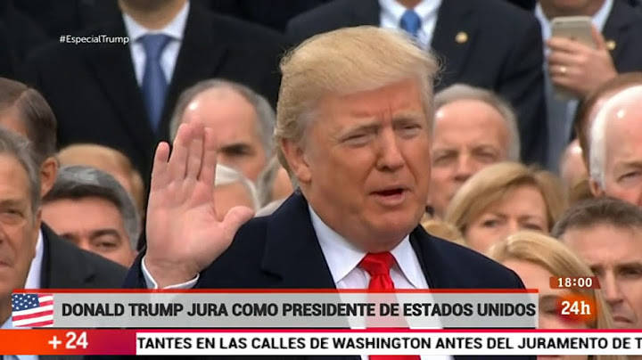 Donald Trump jura su cargo como Presidente de EE.UU. - www.sanchezreinaldo.com