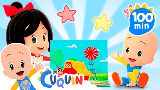 Farm Animal Surprise Eggs: learn with Cuquin! 🥚🐷 Videos &amp; cartoons for babies