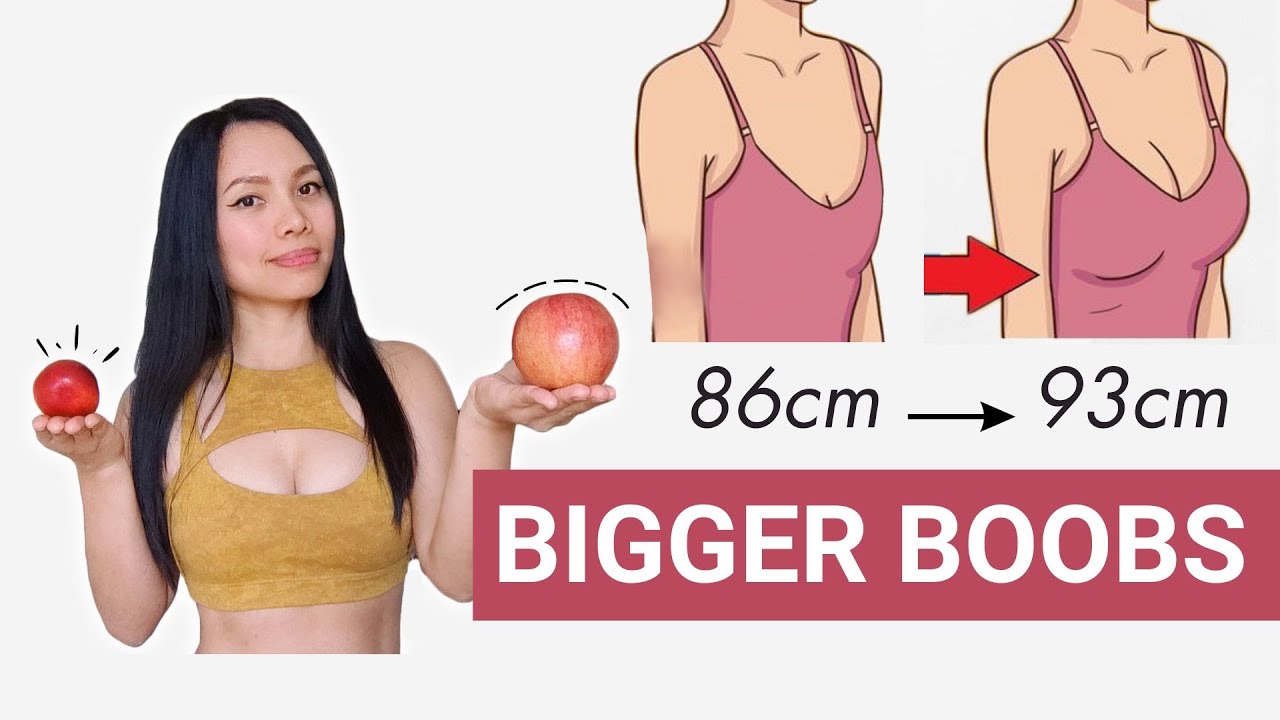 How to grow BIGGER breasts naturally, tips + workout that works