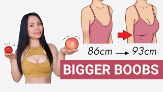 How to grow BIGGER breasts naturally, tips + workout that works! grow muscles, lift &amp; firm up skin