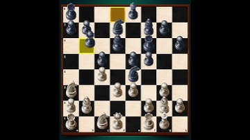 Chess Game Man VS  Computer. #chess