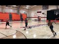 3 man weave basketball drill