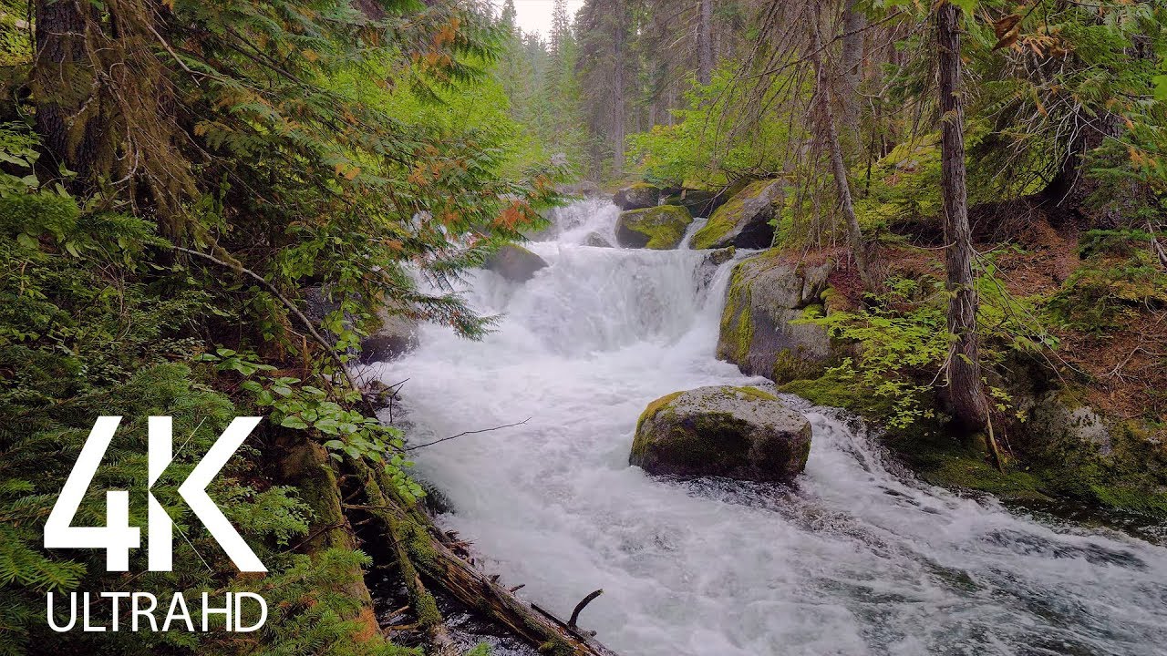 8 HOURS White Noise - Relaxing Sound of the Mountain River for Sleeping - Episode  1