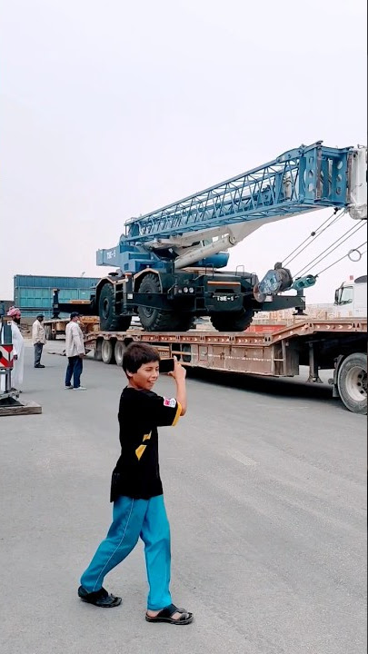 how to load Rt crane on loabet!! #tadano #video #crane