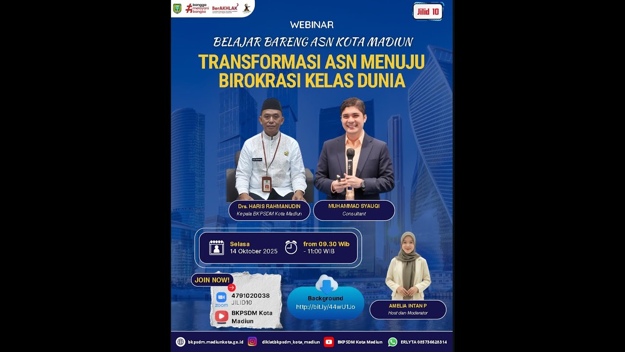Webinar Belajar Bareng ASN Kota Madiun Tahun 2025 Jillid 10
