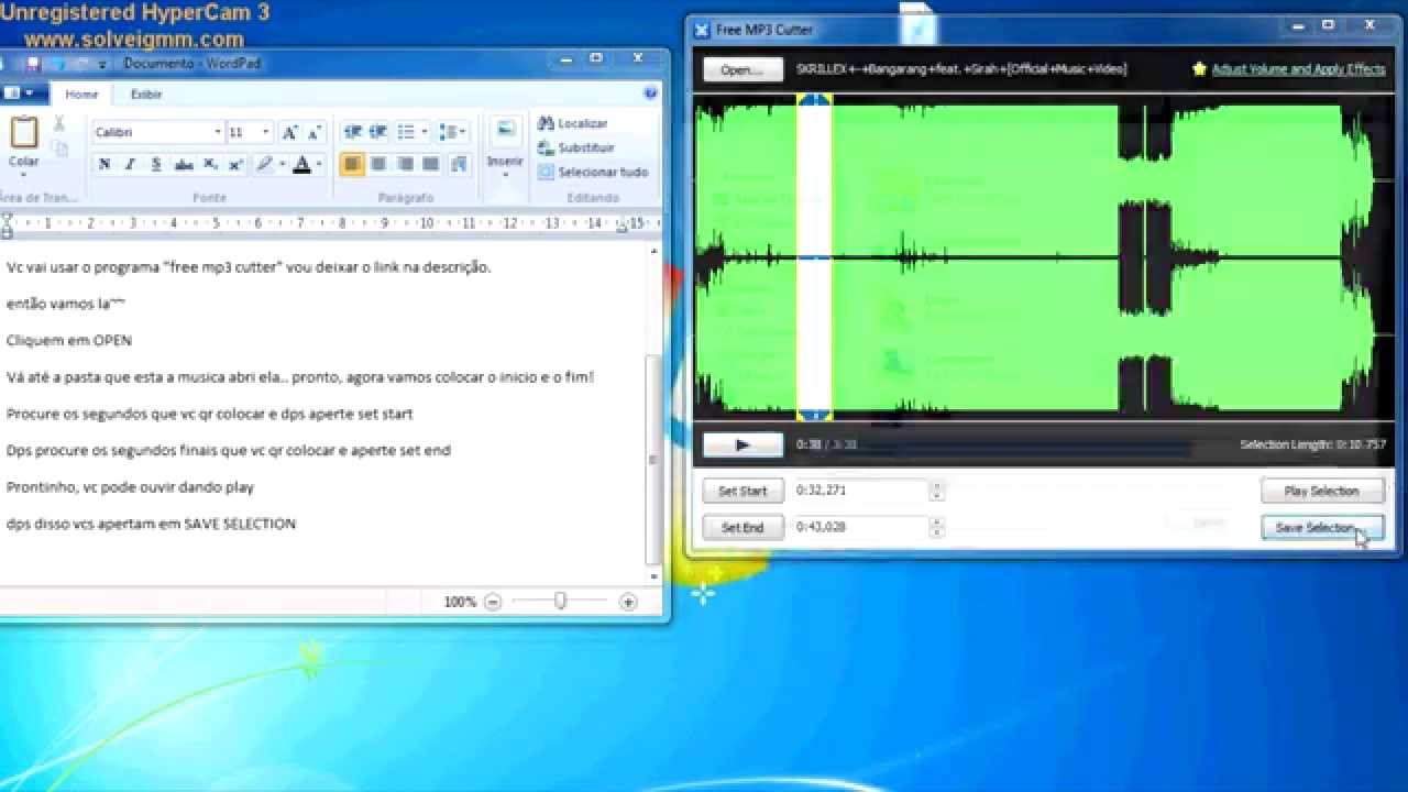 Como cortar Musica mp3 YouTube