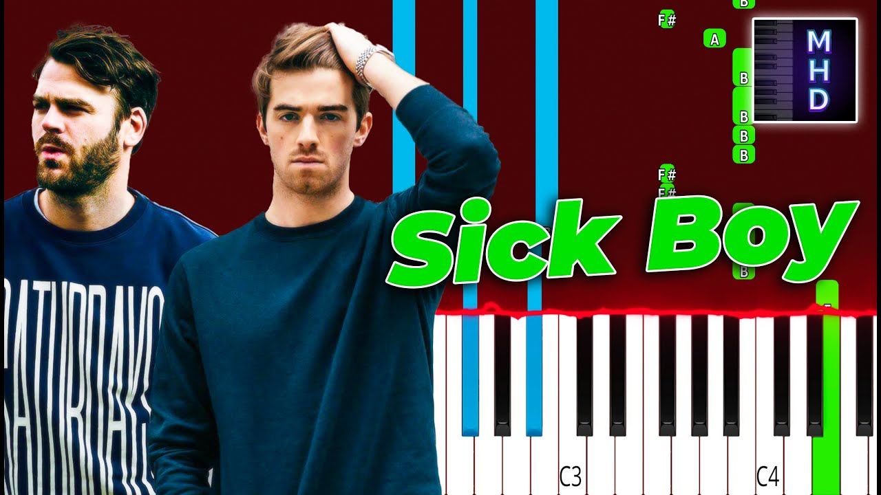 The Chainsmokers - Sick Boy (Piano Tutorial Easy)