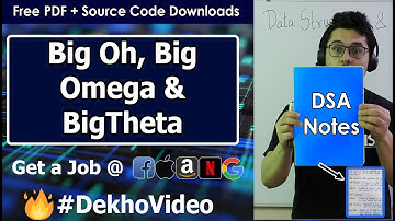 Asymptotic Notations: Big O, Big Omega and Big Theta Explained (With Notes)