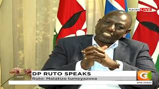 DP William Ruto: Kuna wimbo unasema ‘Matatizo Tumeyazoea’. Tumepata matatizo