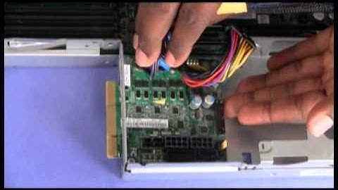 IBM iData Plex Install Power Supply Paddle Card