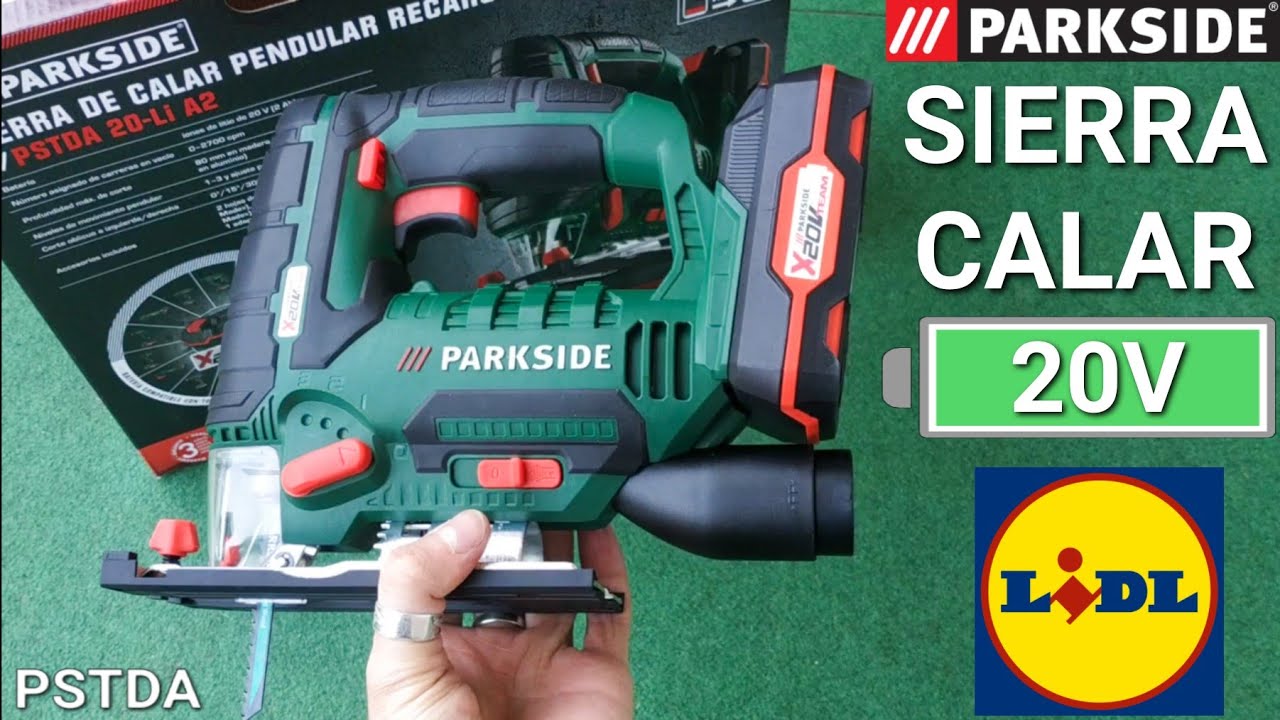 SIERRA DE CALAR LIDL PARKSIDE PSTDA 20V SIERRA DE CALAR A BATERIA #PARKSIDE  20V Sierra pendular 