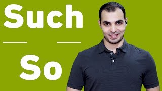 الفرق بين such و so قاعدة such and so في اللغة الانجليزية English Bits 22