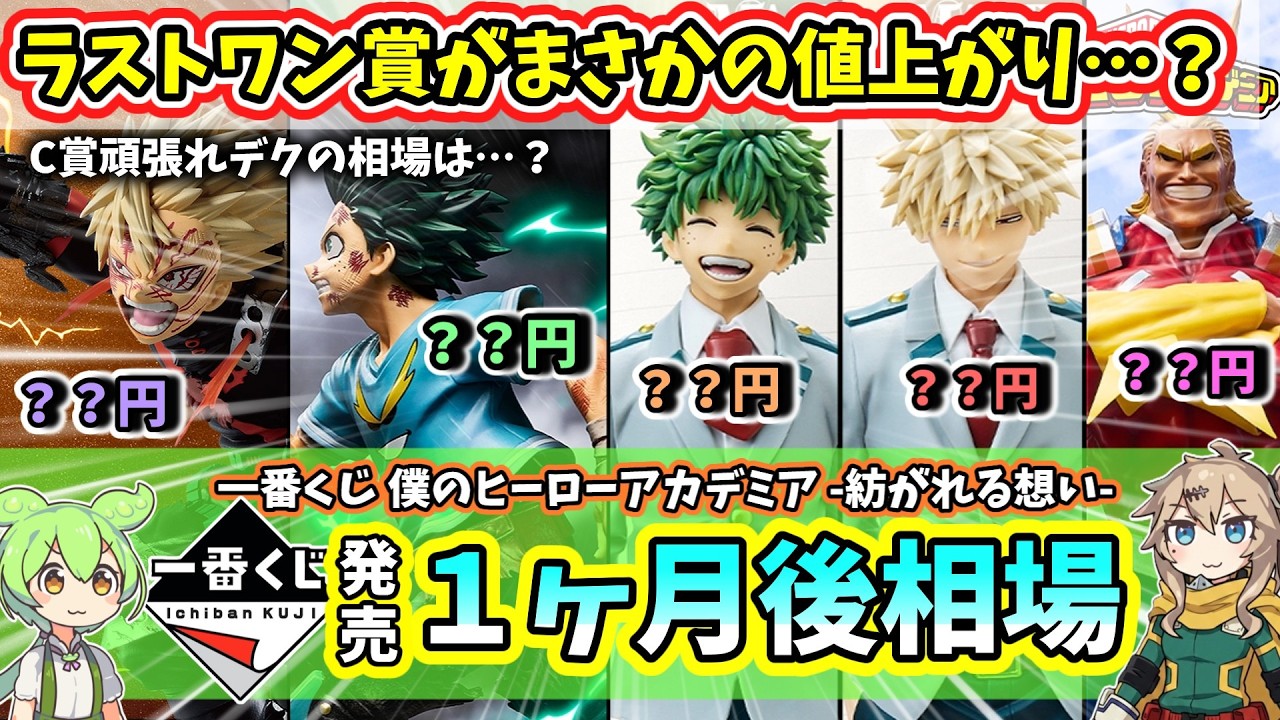 1 Month Later Price] Ichiban Kuji My Hero Academia Spinning