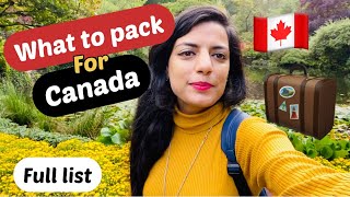 Things to Pack for Canada | FULL Packing list & Mistakes to Avoid