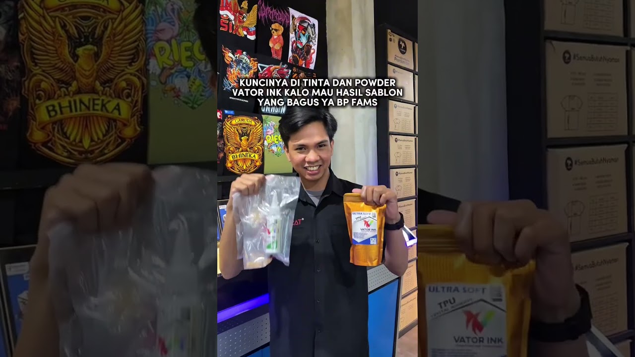BP Fams nyari tinta atau powder berkualitas? Vator ink aja 
