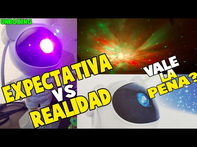 Astronauta Proyector de Galaxias y Estrellas  Unboxing + Analisis + Prueba  LET'S GET ROCKED!!! 