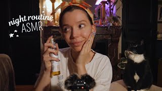 Night Routine en ASMR 🌙 skincare, journal, lecture, poki