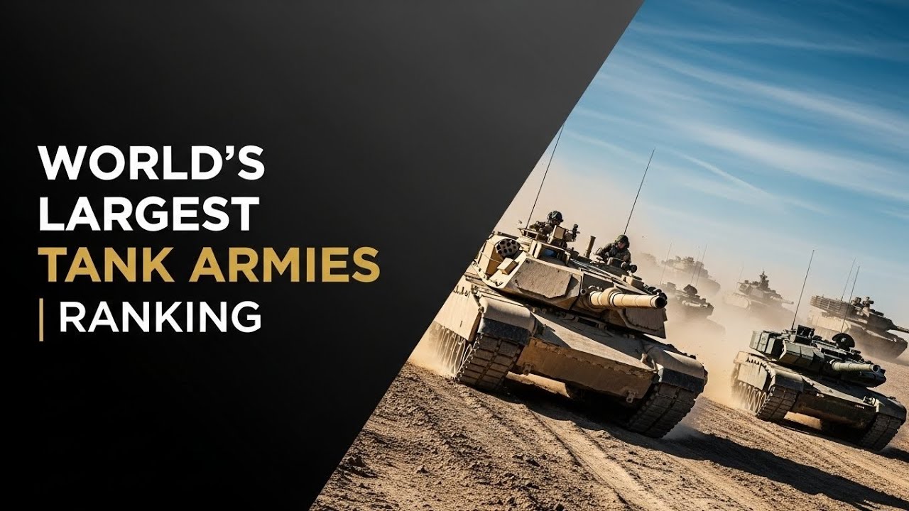 Ranked: Top 50 Largest Tank Armies in the World (2025/2026)
