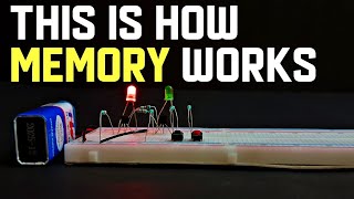Simple Memory unit using Transistors !