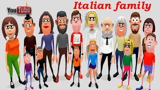 Italian family members - Learn italian family names