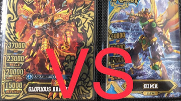 Hero of robots Galaxy Epoch Ver 2 Bima Vs. Glorious Dragon clash of champions