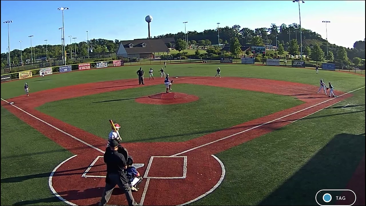 Brendan lines out to LF - Ripken Experience Pigeon Forge: 8/13/23