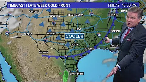 DFW Weather: Temps will briefly rise Wednesday and into Thursday, then cool off for the weekend