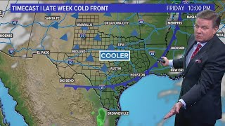 DFW Weather: Temps will briefly rise Wednesday and into Thursday, then cool off for the weekend