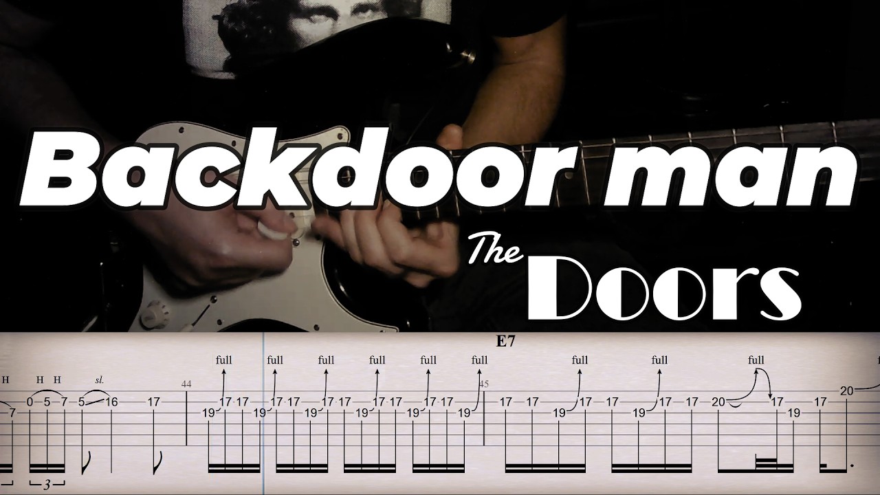 Backdoor man - The Doors | Full TAB | Guitar cover | Tutorial