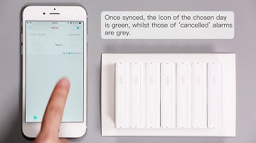 Memo Box Smart Weekly Pill Box Tutorial: How to Customize Alarm for Meds Taken Weekly