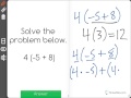Order of Operations and Distributive Property