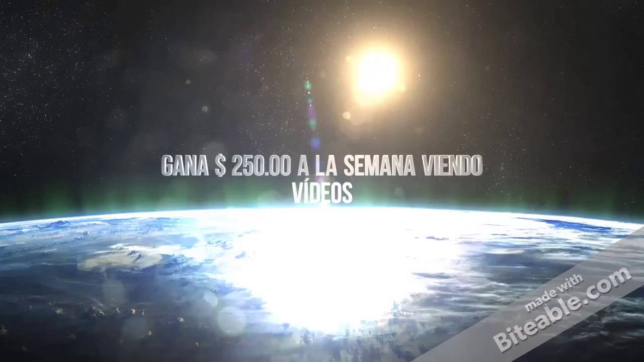 Gana Dinero Viendo Videos 25.00 Dólares La Hora